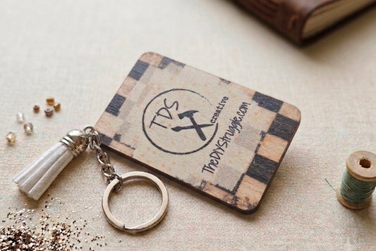TDS Creative I sweat glitter key chain