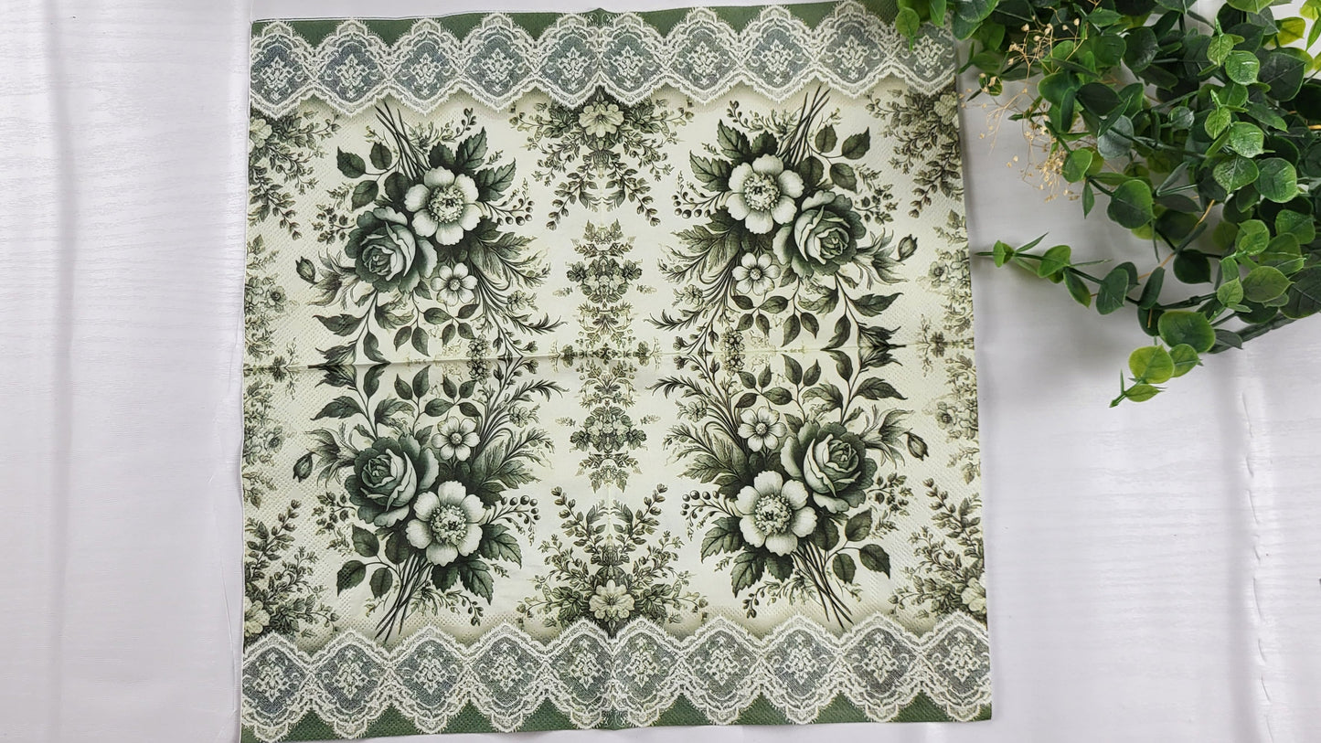Verdant Lace (2 Pack of Napkins)