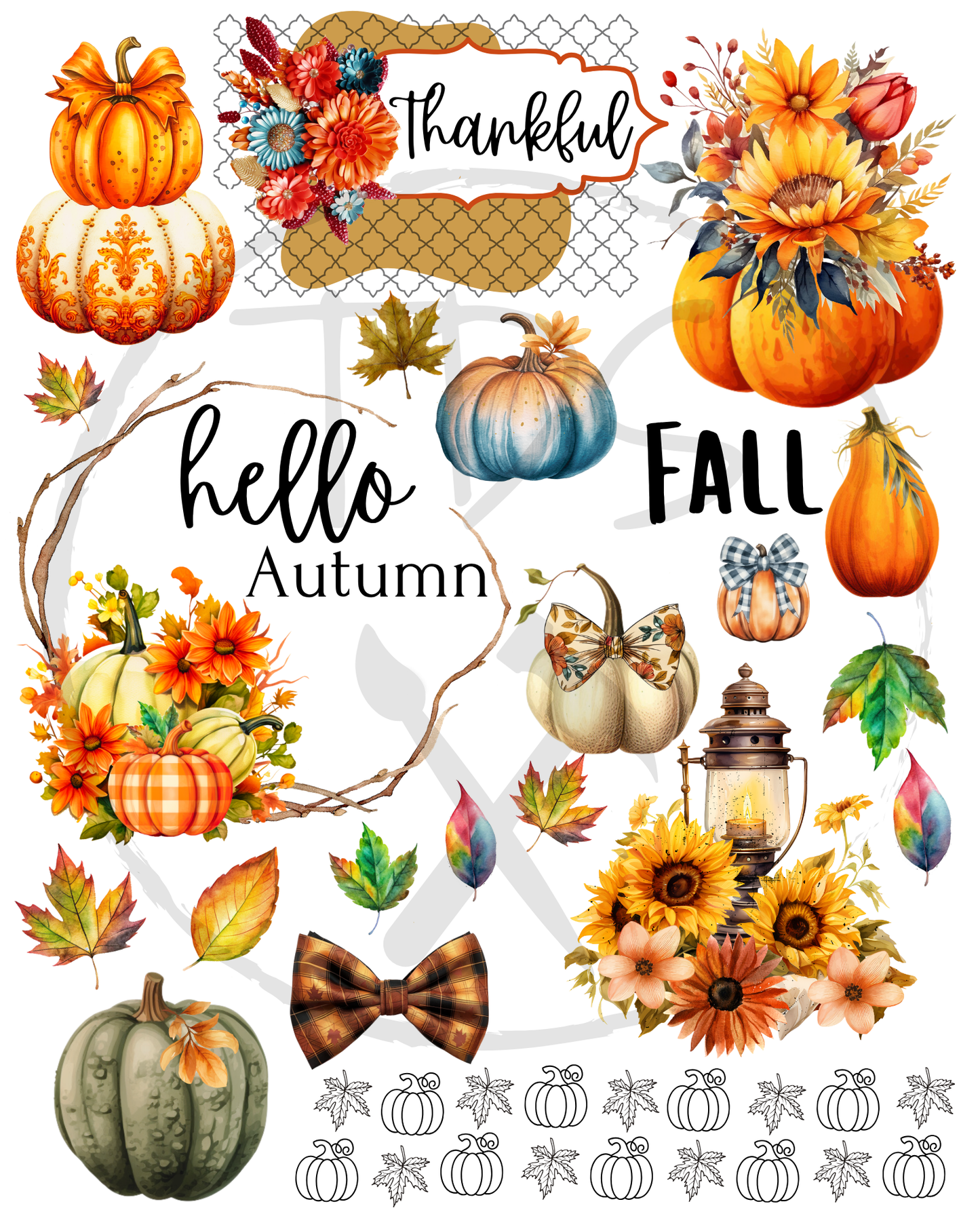 Dry Rub on transfer Hello Fall