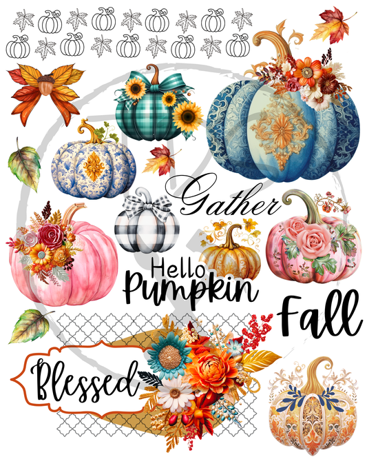 Dry Rub on transfer Hello Fall