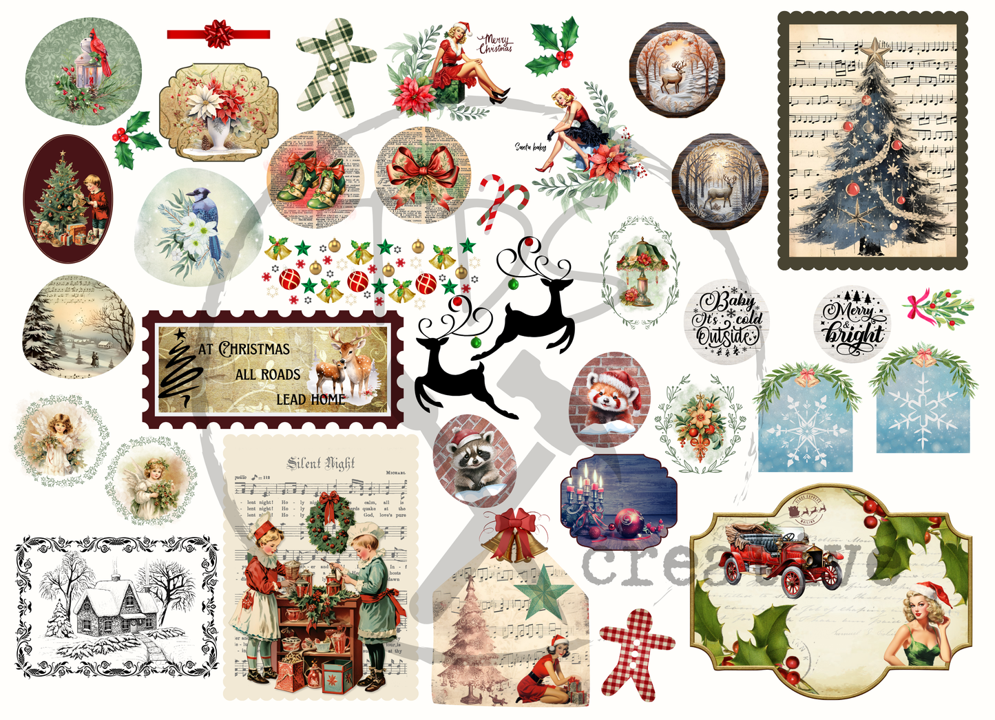 Decoupage Tissue Paper Ornaments N things