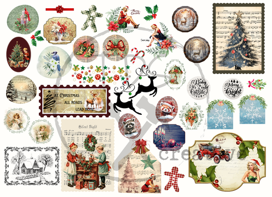 Decoupage Tissue Paper Ornaments N things