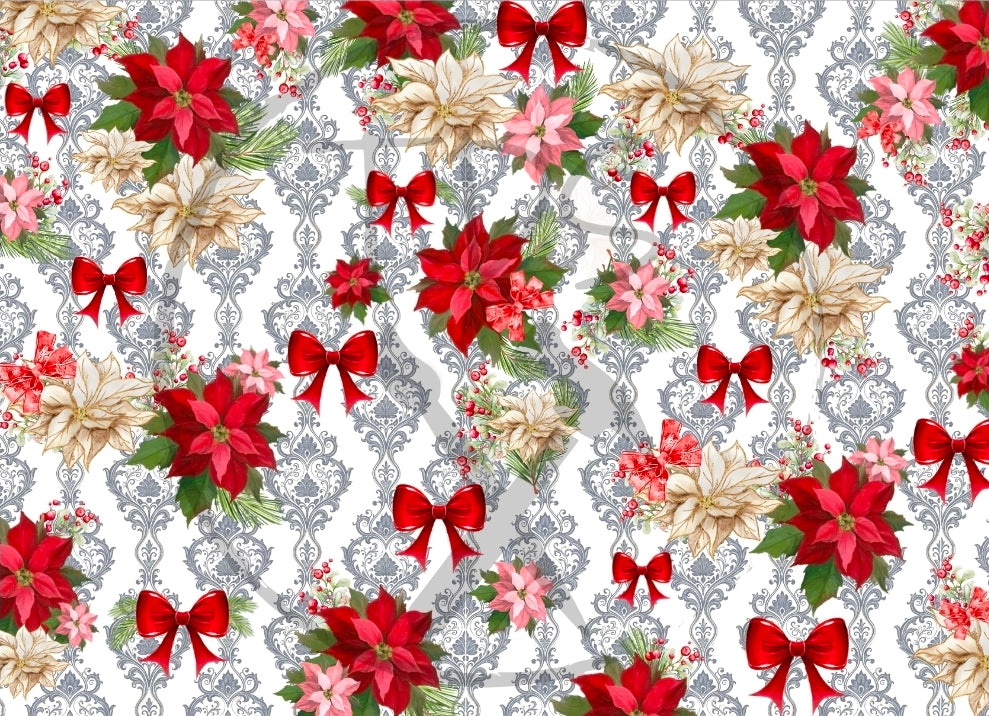 Decoupage Tissue Paper Poinsettia Palace