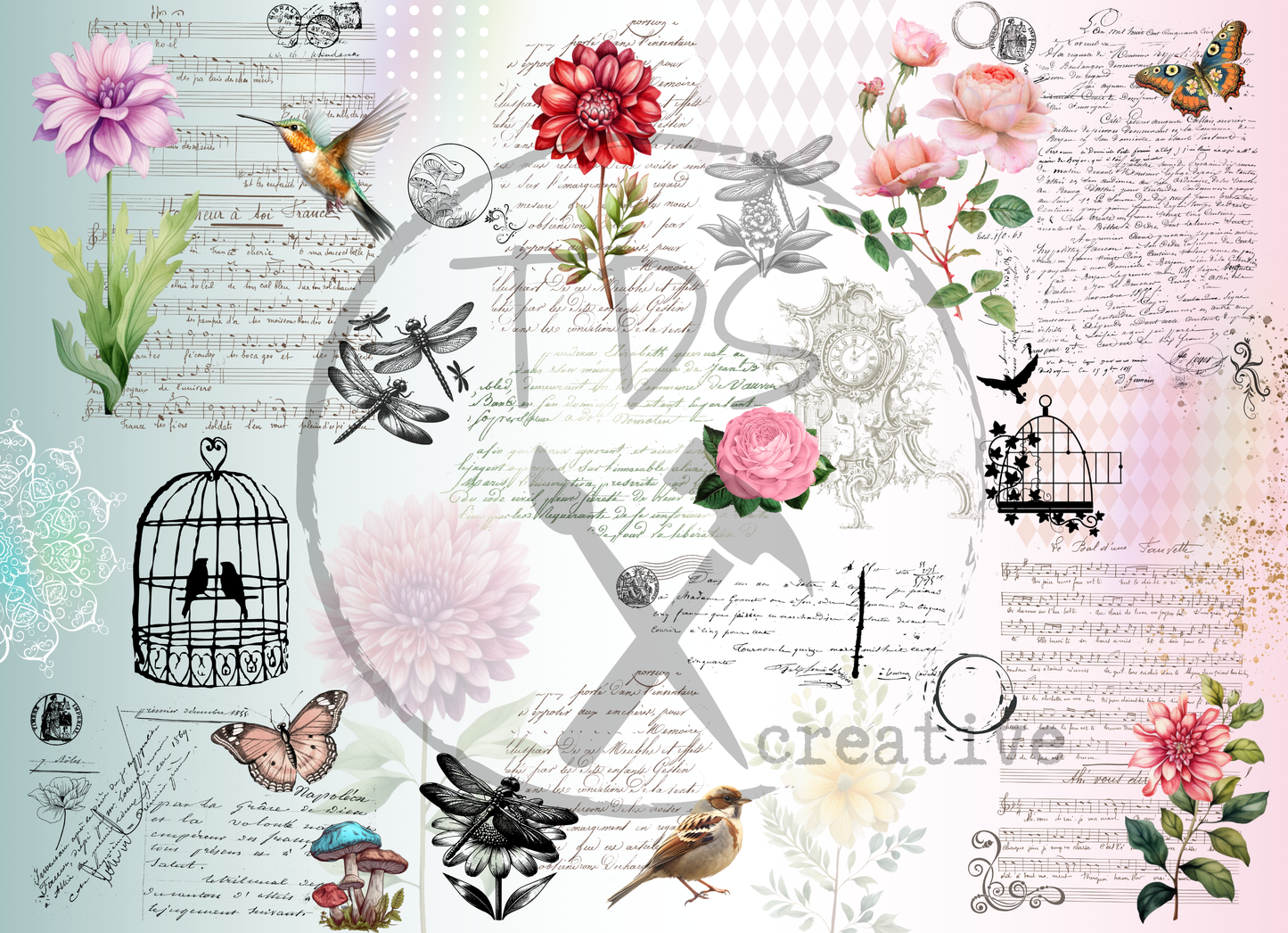 Decoupage Tissue Paper Vibrance