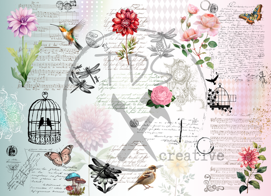 Decoupage Tissue Paper Vibrance