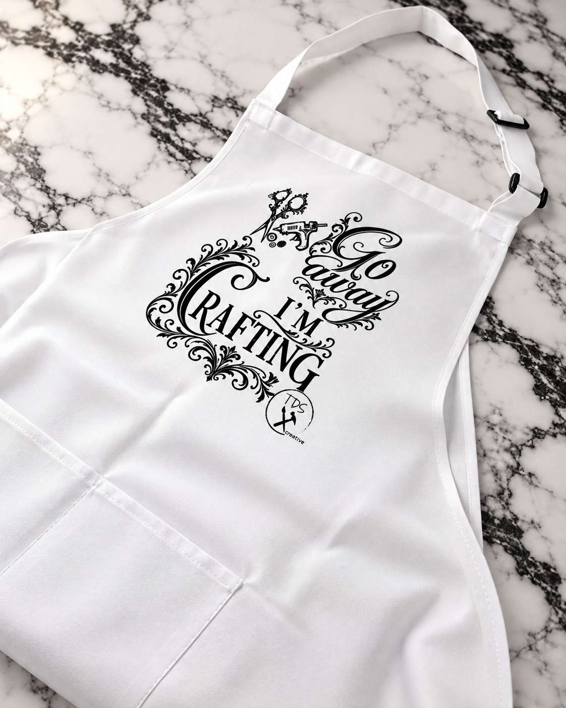 TDS Creative *Go Away* Apron
