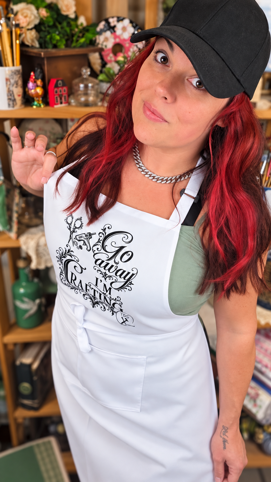 TDS Creative *Go Away* Apron